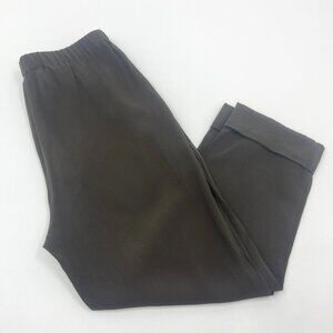 Elaine Kim Womens Pull On Casual Cuffed Slouchy Crop Pants